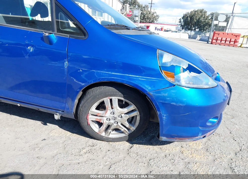 2008 HONDA FIT SPORT VIN: JHMGD38698S036846