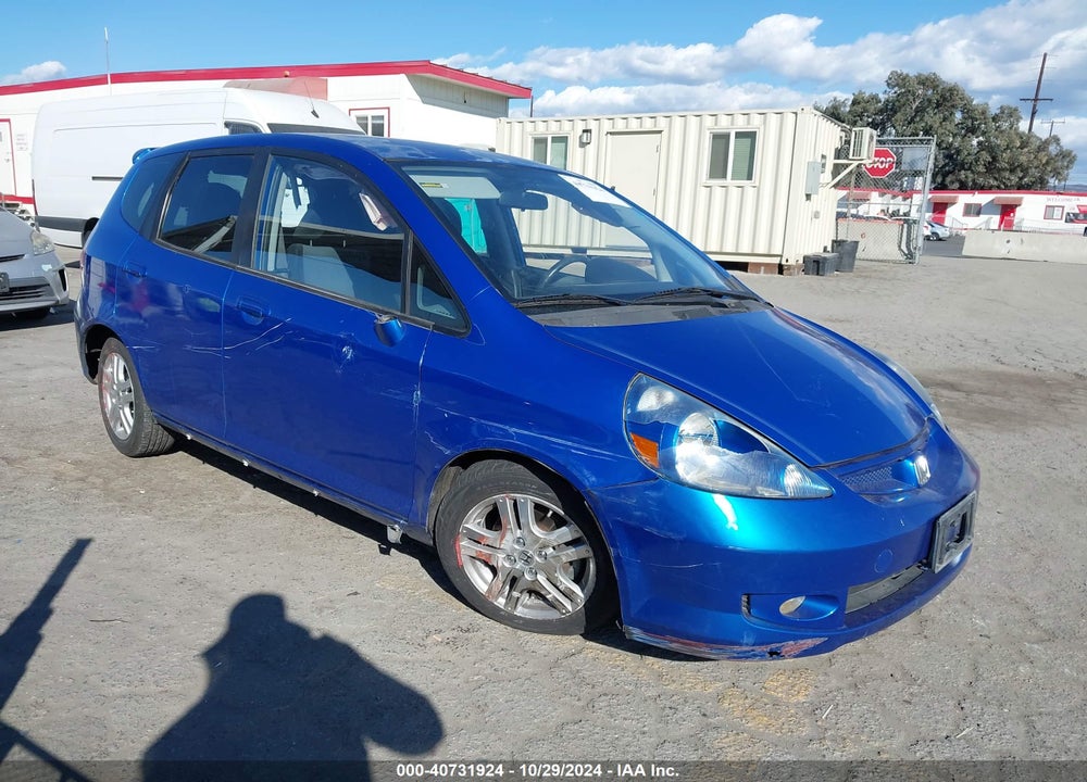 2008 HONDA FIT SPORT VIN: JHMGD38698S036846