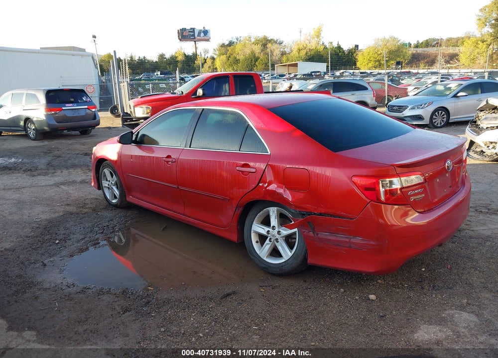 2012 TOYOTA CAMRY SE VIN: 4T1BF1FK4CU627962