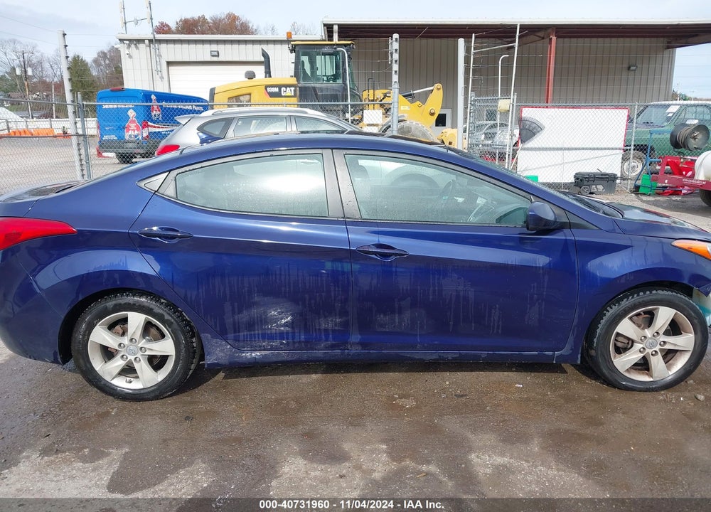 2012 HYUNDAI ELANTRA GLS VIN: 5NPDH4AE4CH109421