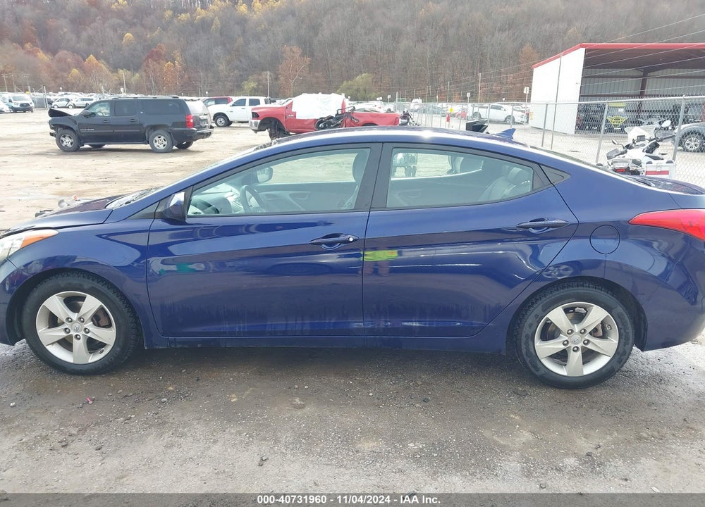 2012 HYUNDAI ELANTRA GLS VIN: 5NPDH4AE4CH109421