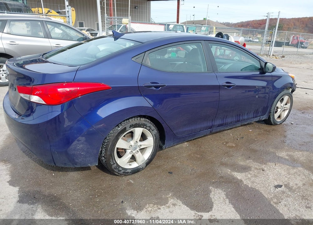 2012 HYUNDAI ELANTRA GLS VIN: 5NPDH4AE4CH109421