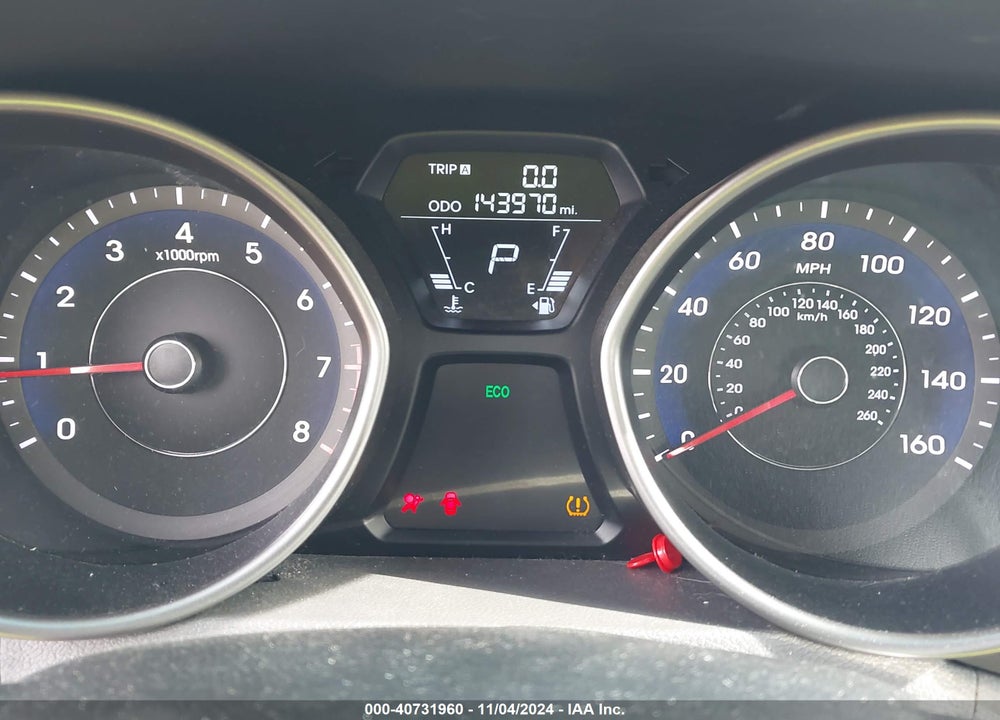 2012 HYUNDAI ELANTRA GLS VIN: 5NPDH4AE4CH109421