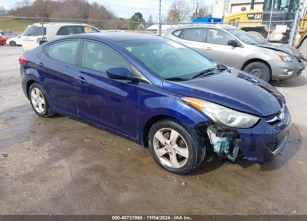 2012 HYUNDAI ELANTRA GLS VIN: 5NPDH4AE4CH109421