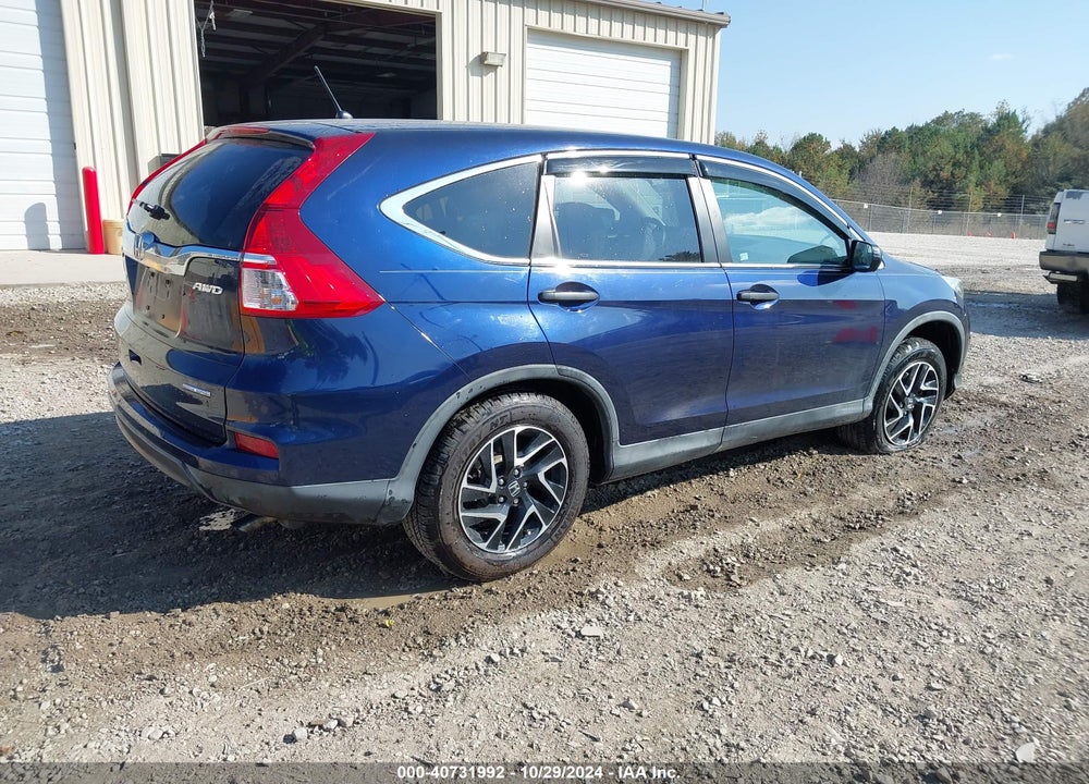 2016 HONDA CR-V SE VIN: 2HKRM4H41GH712122