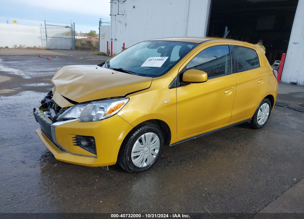 2021 MITSUBISHI MIRAGE CARBONITE EDITION/ES/LE VIN: ML32AUHJ2MH001509