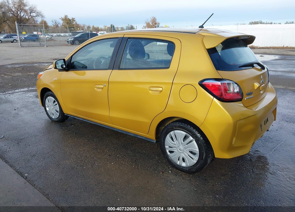2021 MITSUBISHI MIRAGE CARBONITE EDITION/ES/LE VIN: ML32AUHJ2MH001509