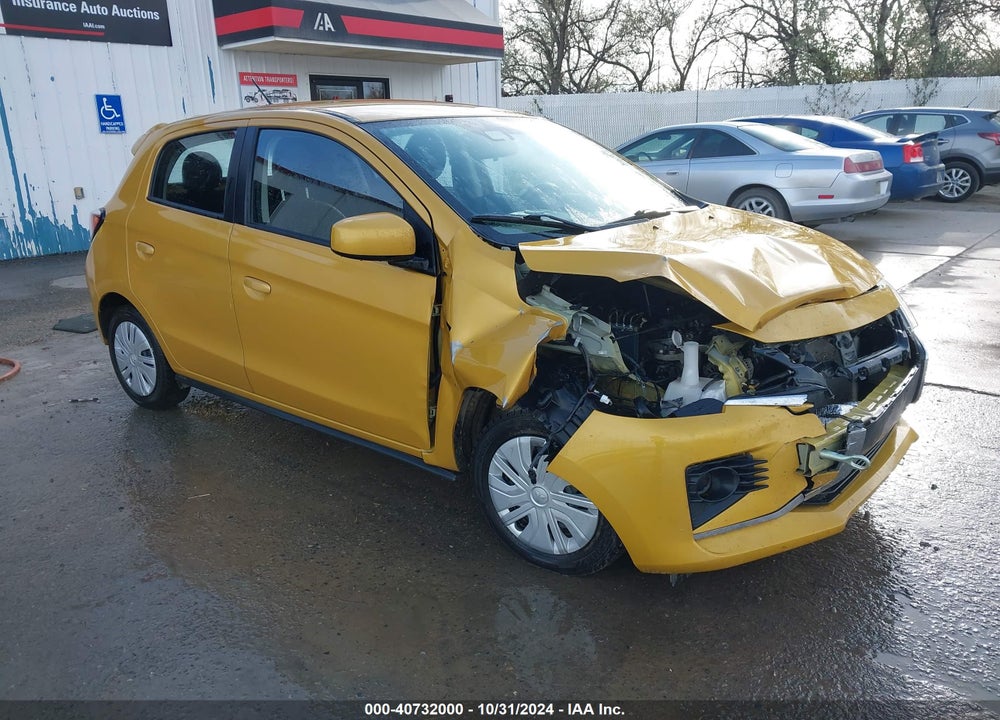 2021 MITSUBISHI MIRAGE CARBONITE EDITION/ES/LE VIN: ML32AUHJ2MH001509