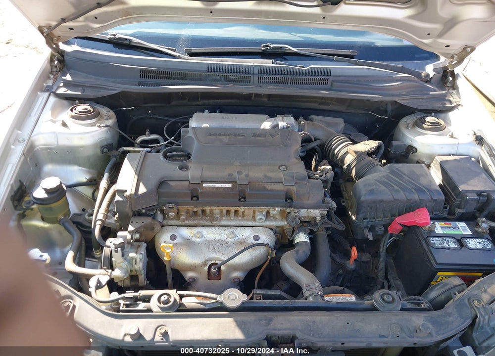 2009 KIA SPECTRA LX VIN: KNAFE221995604639