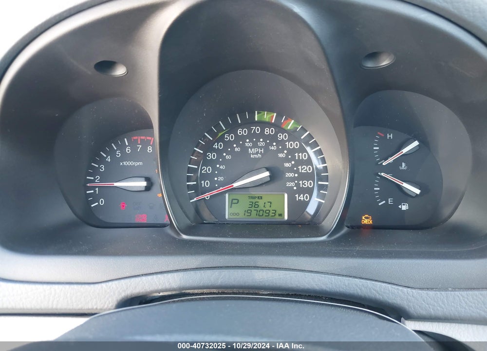 2009 KIA SPECTRA LX VIN: KNAFE221995604639
