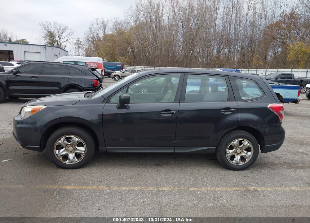 2014 SUBARU FORESTER 2.5I VIN: JF2SJAAC3EH405283