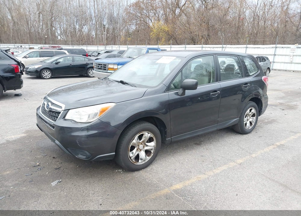 2014 SUBARU FORESTER 2.5I VIN: JF2SJAAC3EH405283