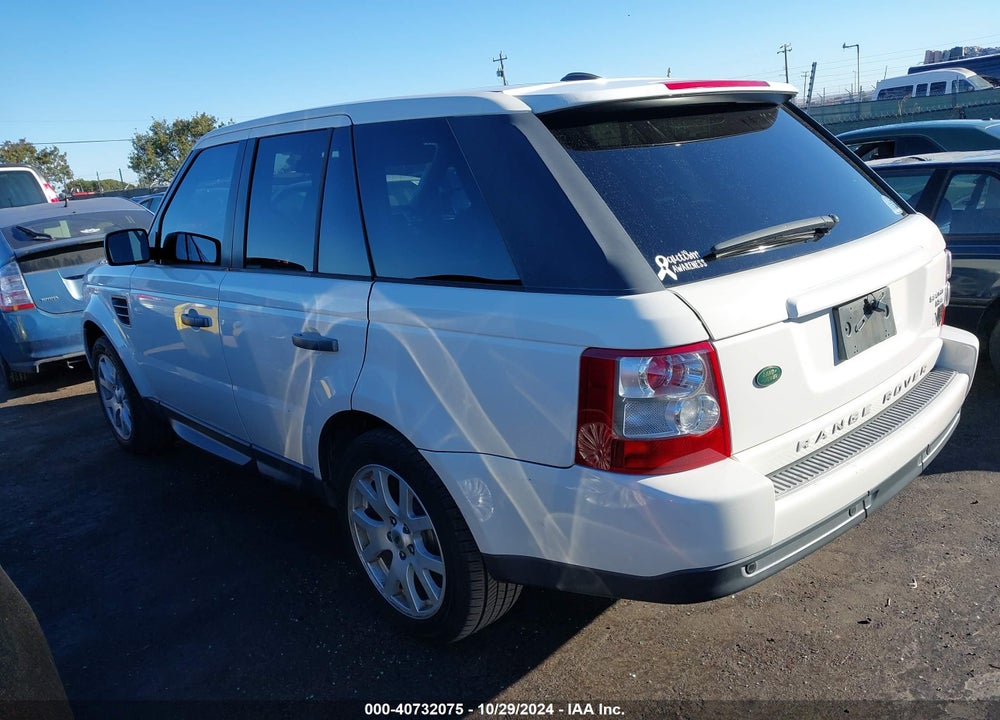 2009 LAND ROVER RANGE ROVER SPORT HSE VIN: SALSK25459A189478