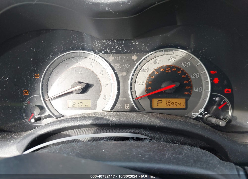 2010 TOYOTA COROLLA S VIN: 1NXBU4EE5AZ232771