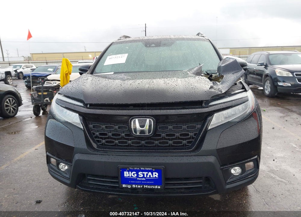 2020 HONDA PASSPORT AWD ELITE VIN: 5FNYF8H00LB002356