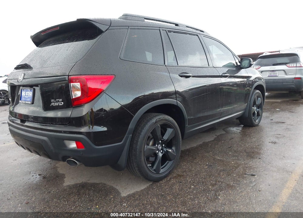 2020 HONDA PASSPORT AWD ELITE VIN: 5FNYF8H00LB002356