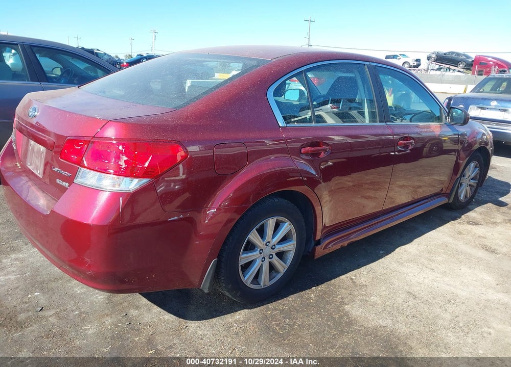 2011 SUBARU LEGACY 2.5I PREMIUM VIN: 4S3BMBC62B3255081