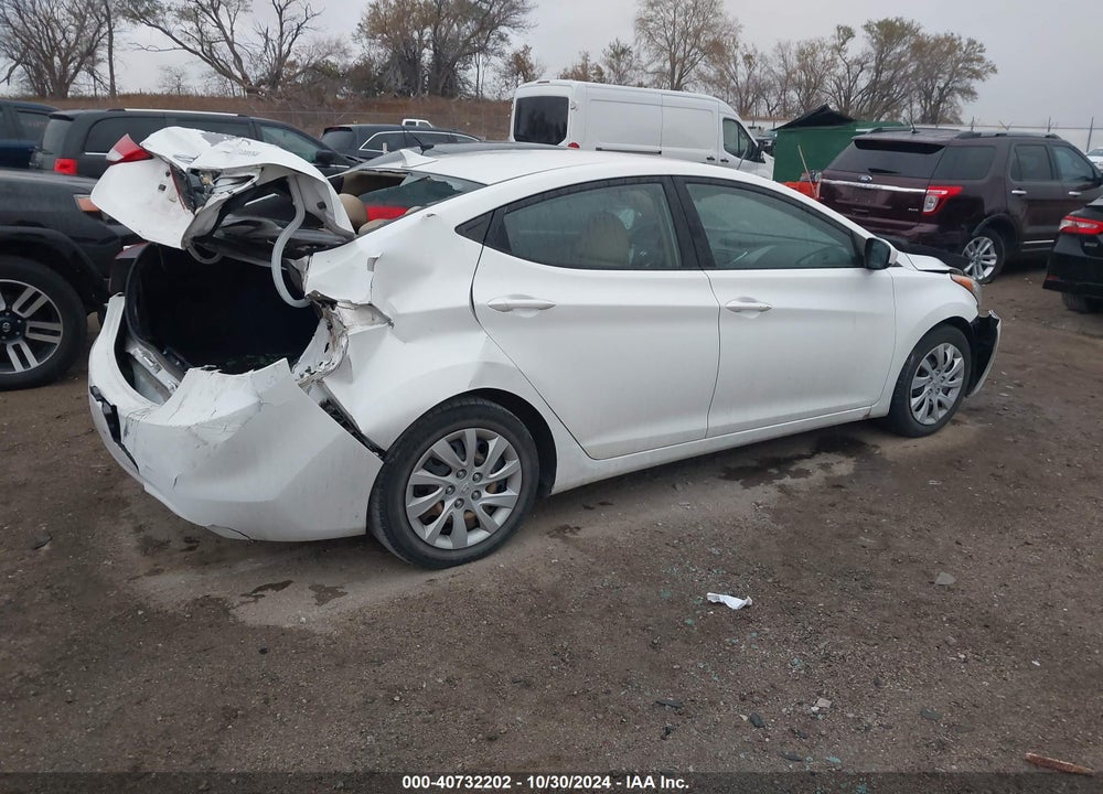 2012 HYUNDAI ELANTRA GLS VIN: 5NPDH4AEXCH066896