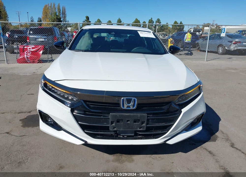 2022 HONDA ACCORD HYBRID SPORT VIN: 1HGCV3F26NA044872