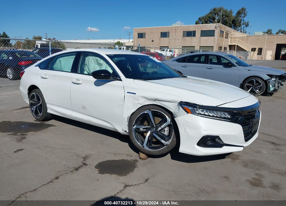 2022 HONDA ACCORD HYBRID SPORT VIN: 1HGCV3F26NA044872