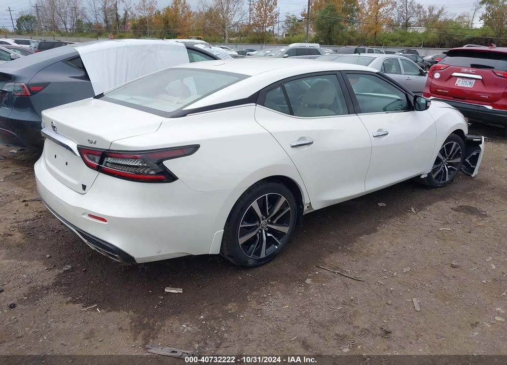2022 NISSAN MAXIMA SV XTRONIC CVT VIN: 1N4AA6CV1NC507836