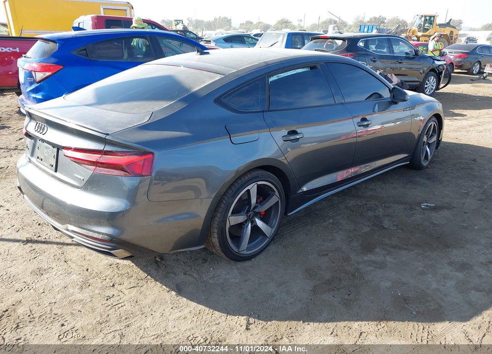 2023 AUDI A5 SPORTBACK PREMIUM PLUS 45 TFSI S LINE QUATTRO S TRONIC VIN: WAUFACF52PA051013