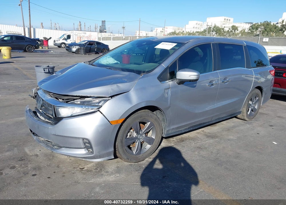 2022 HONDA ODYSSEY EX VIN: 5FNRL6H5XNB009430