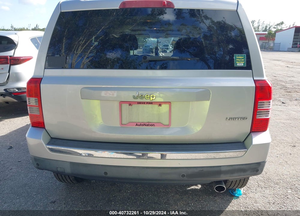 2013 JEEP PATRIOT LIMITED VIN: 1C4NJPCB3DD102495