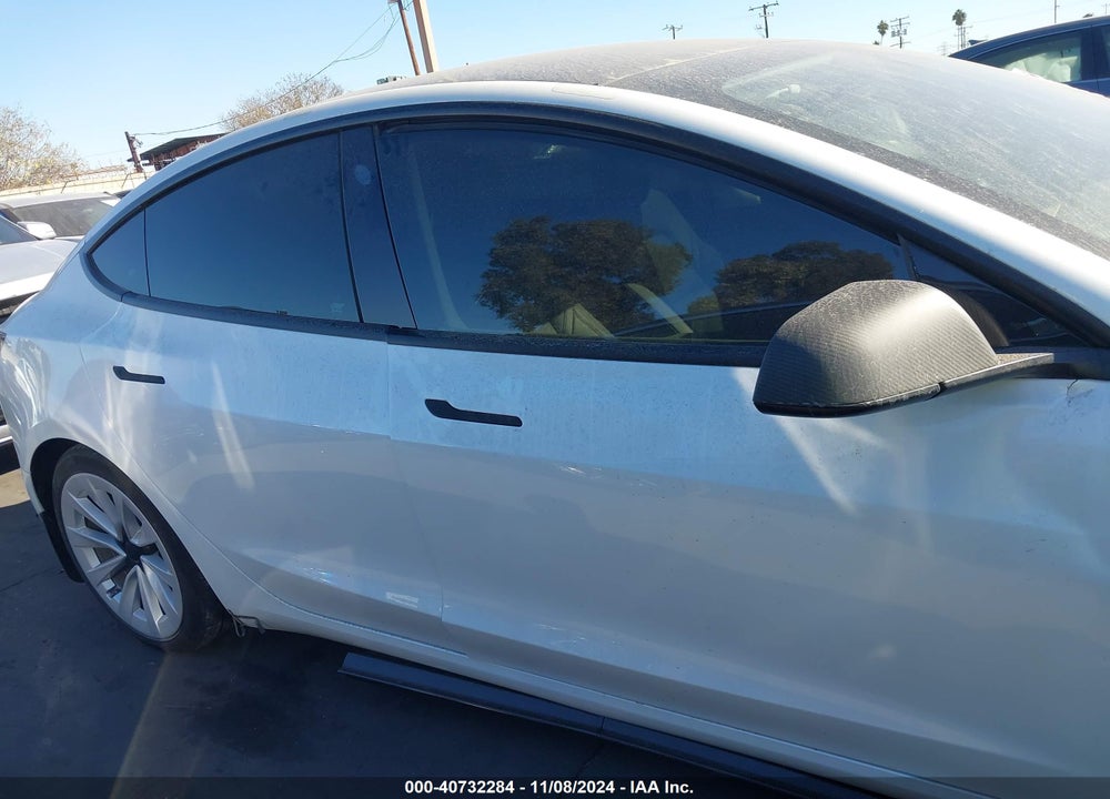 2022 TESLA MODEL 3 LONG RANGE DUAL MOTOR ALL-WHEEL DRIVE VIN: 5YJ3E1EB0NF293454