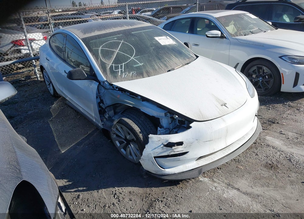 2022 TESLA MODEL 3 LONG RANGE DUAL MOTOR ALL-WHEEL DRIVE VIN: 5YJ3E1EB0NF293454