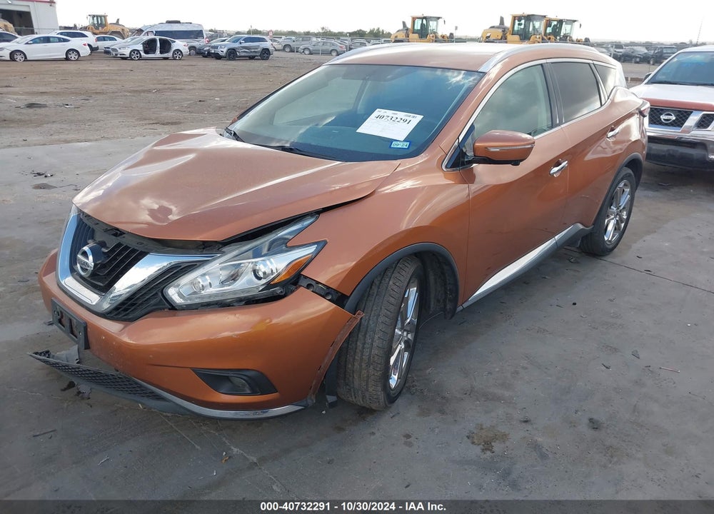 2015 NISSAN MURANO PLATINUM/S/SL/SV VIN: 5N1AZ2MH6FN237833