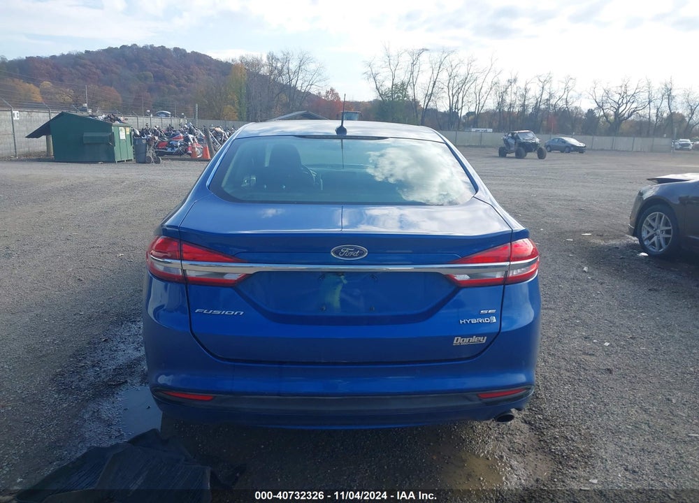 2017 FORD FUSION HYBRID SE VIN: 3FA6P0LU1HR250918