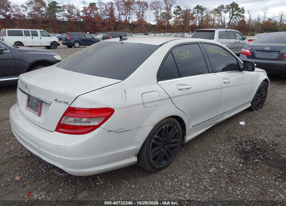 2009 MERCEDES-BENZ C 300 LUXURY 4MATIC/SPORT 4MATIC VIN: WDDGF81X69R075923