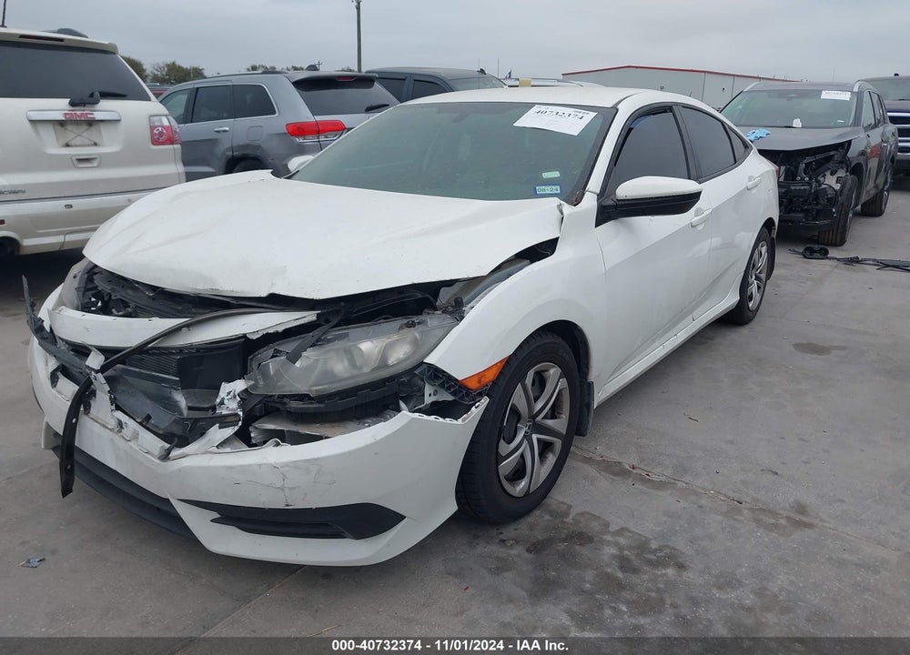 2016 HONDA CIVIC LX VIN: 19XFC2F55GE026143