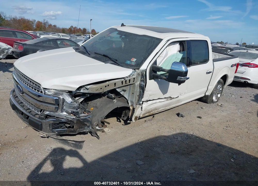2019 FORD F-150 LARIAT VIN: 1FTEW1E41KFB21528