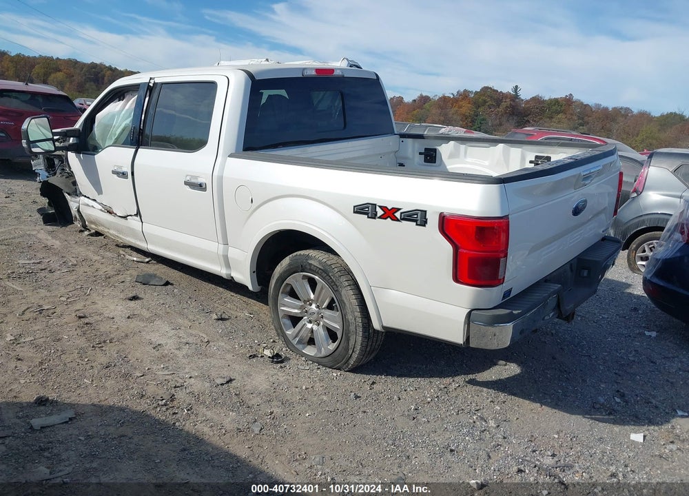 2019 FORD F-150 LARIAT VIN: 1FTEW1E41KFB21528