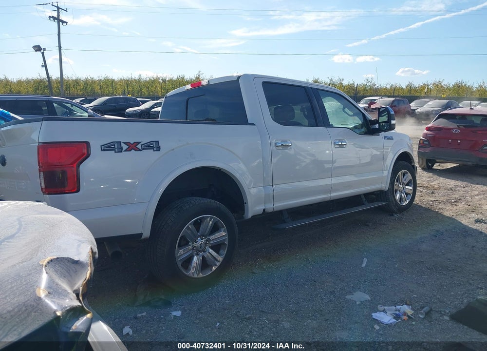 2019 FORD F-150 LARIAT VIN: 1FTEW1E41KFB21528