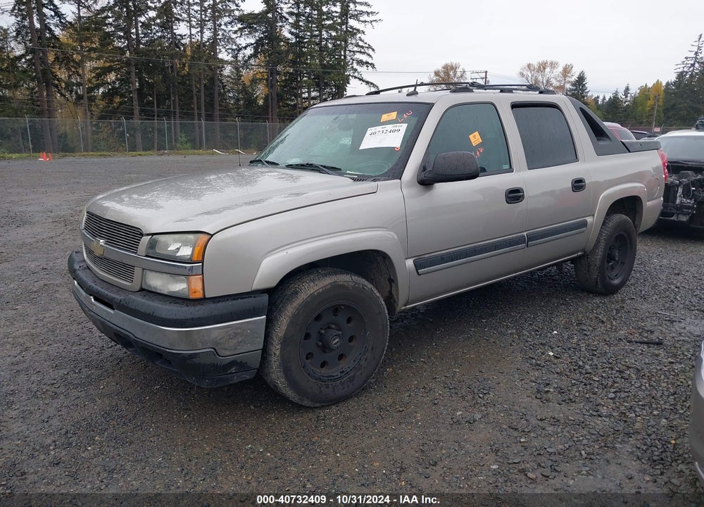 2005 CHEVROLET AVALANCHE 1500 Z66 VIN: 3GNEC12Z05G172781