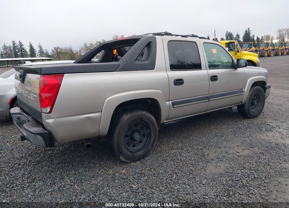 2005 CHEVROLET AVALANCHE 1500 Z66 VIN: 3GNEC12Z05G172781