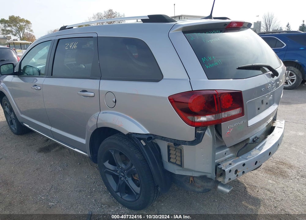 2018 DODGE JOURNEY CROSSROAD AWD VIN: 3C4PDDGG6JT523718