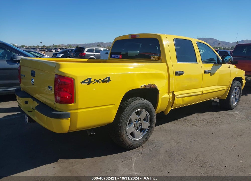 2006 DODGE DAKOTA SLT VIN: 1D7HW48J46S584508