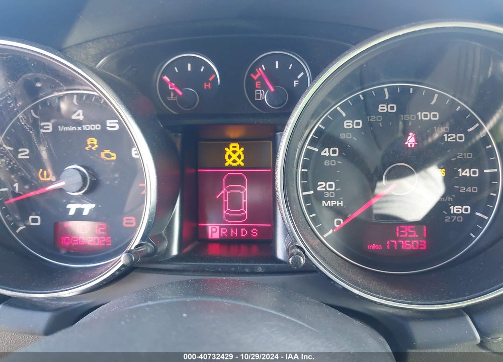 2008 AUDI TT 3.2 VIN: TRUDD38J281029242