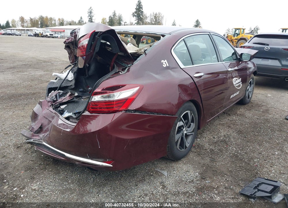 2017 HONDA ACCORD LX VIN: 1HGCR2F31HA235997