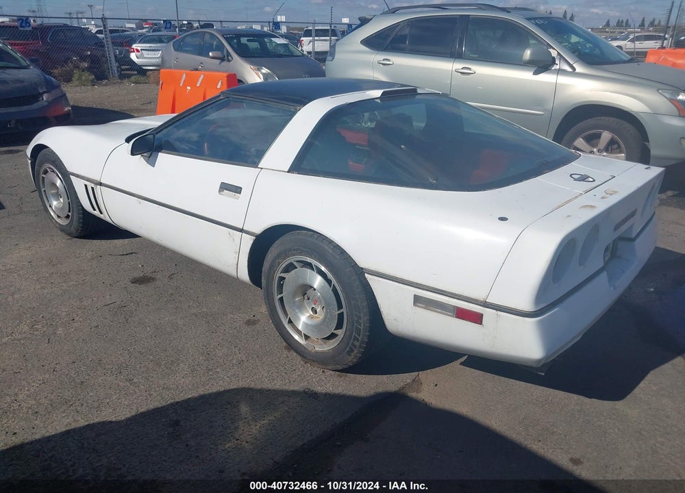 1986 CHEVROLET CORVETTE VIN: 1G1YY0782G5110058