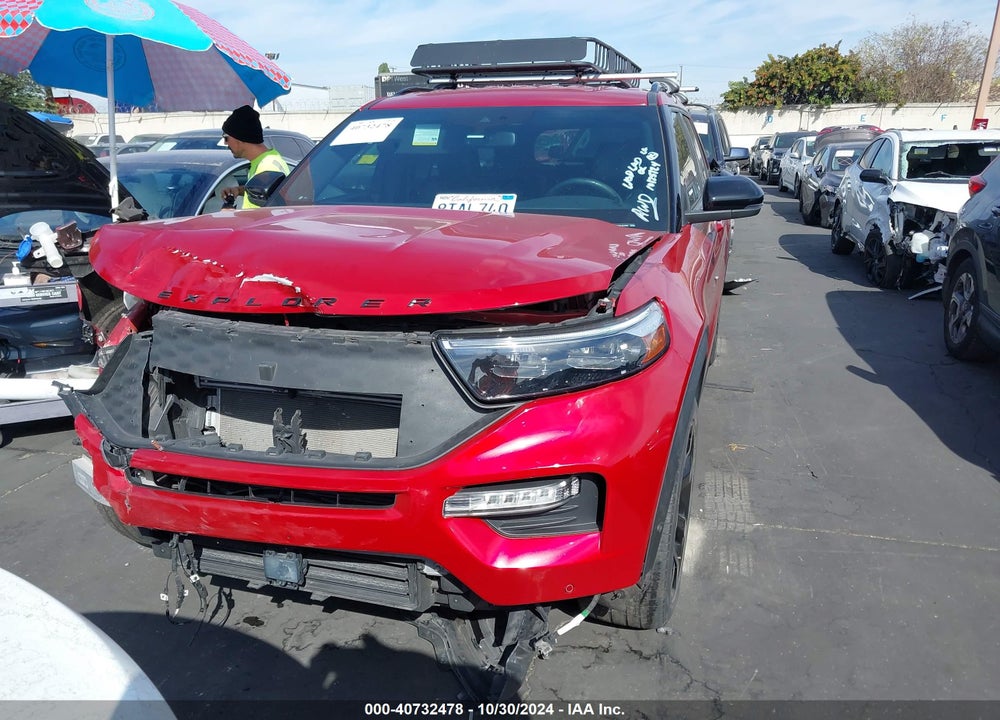 2020 FORD EXPLORER ST VIN: 1FM5K8GC6LGC30650