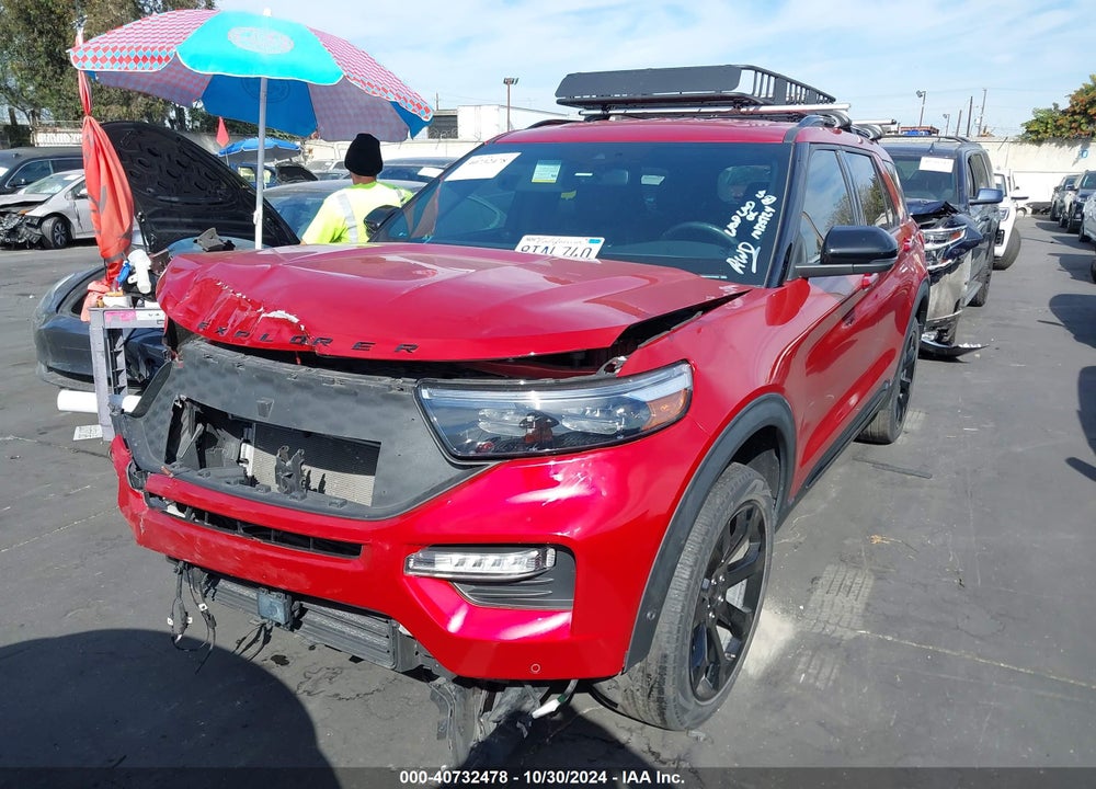 2020 FORD EXPLORER ST VIN: 1FM5K8GC6LGC30650