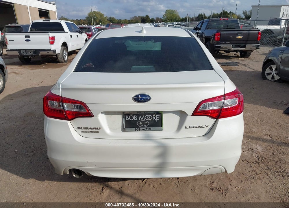 2016 SUBARU LEGACY 2.5I PREMIUM VIN: 4S3BNBF67G3041428