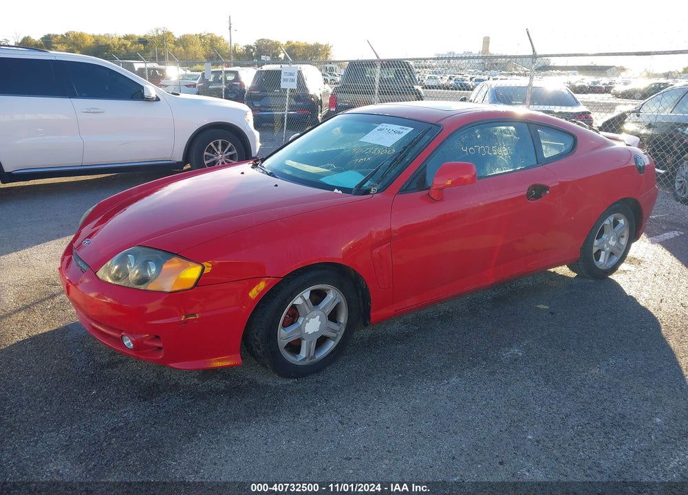 2004 HYUNDAI TIBURON BASE (A4)/BASE (M5) VIN: KMHHM65D74U140949