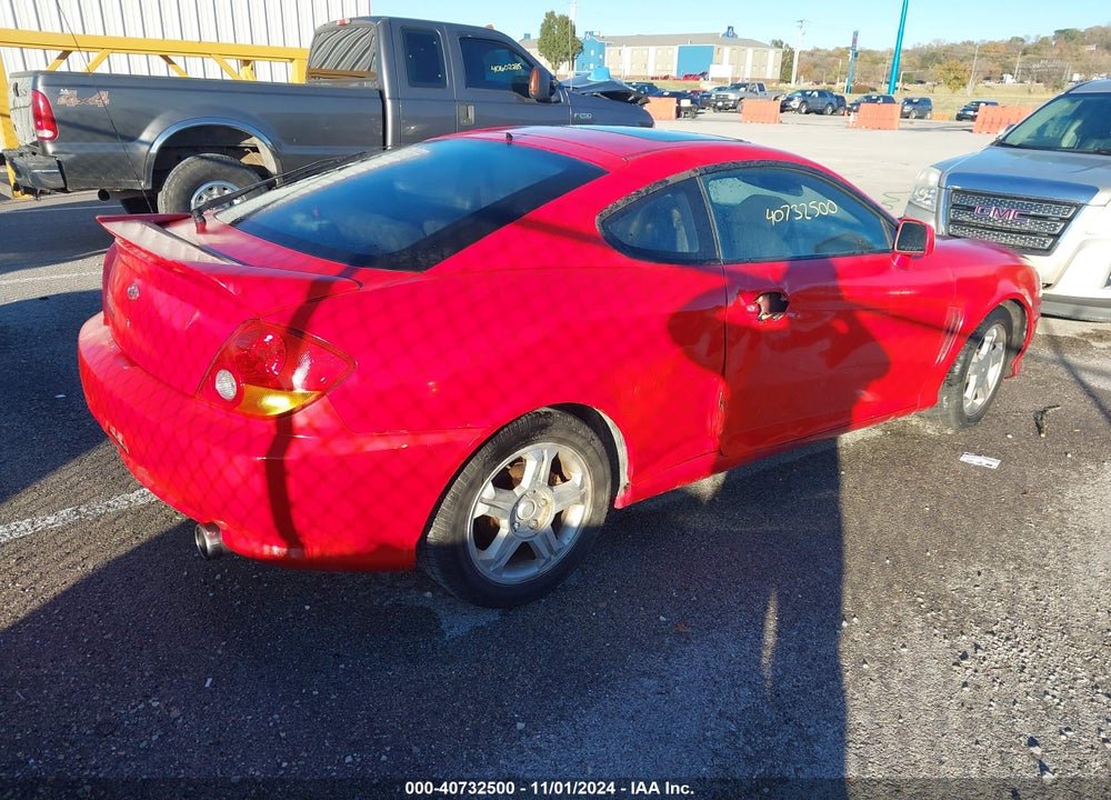 2004 HYUNDAI TIBURON BASE (A4)/BASE (M5) VIN: KMHHM65D74U140949