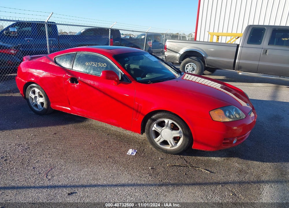 2004 HYUNDAI TIBURON BASE (A4)/BASE (M5) VIN: KMHHM65D74U140949